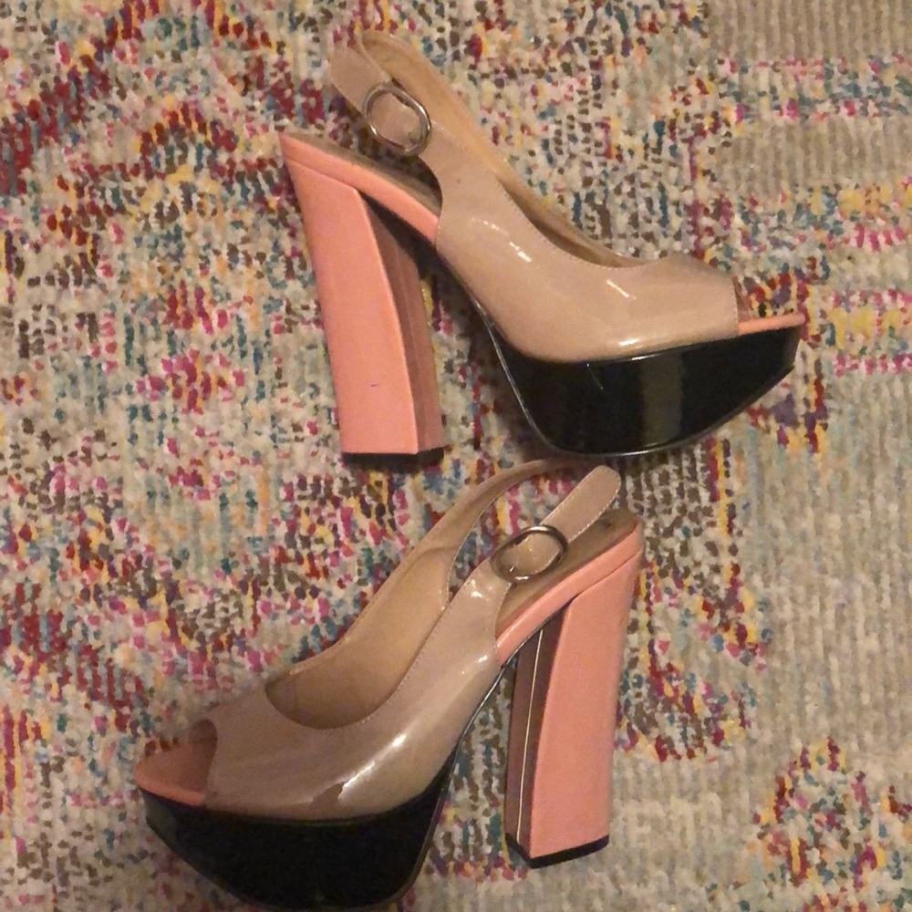 Chinese laundry super funky platforms